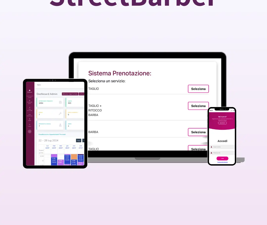 StreetBarber — Design & development